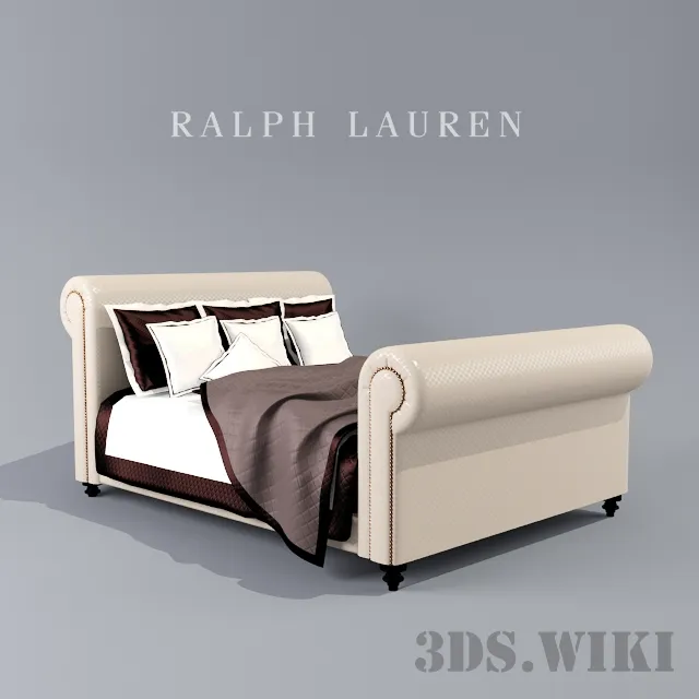 furniture - Ralph Lauren bed 3D Model