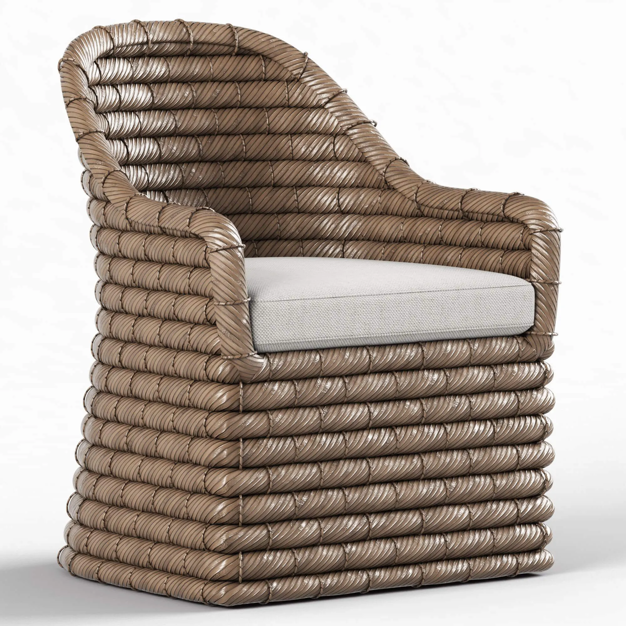 furniture - Ralph Lauren dining chair 07 3D Model