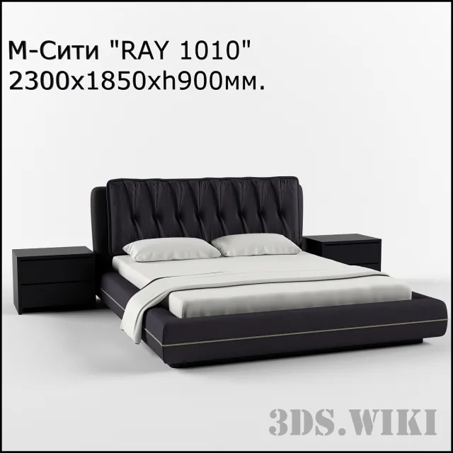 furniture - RAY C1010 bed (M-City) 3D Model