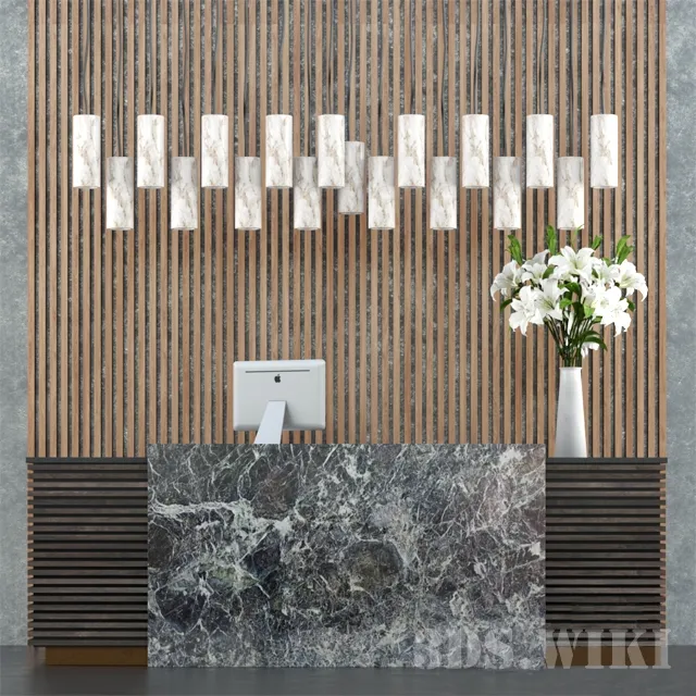 furniture - Reception 3D Model