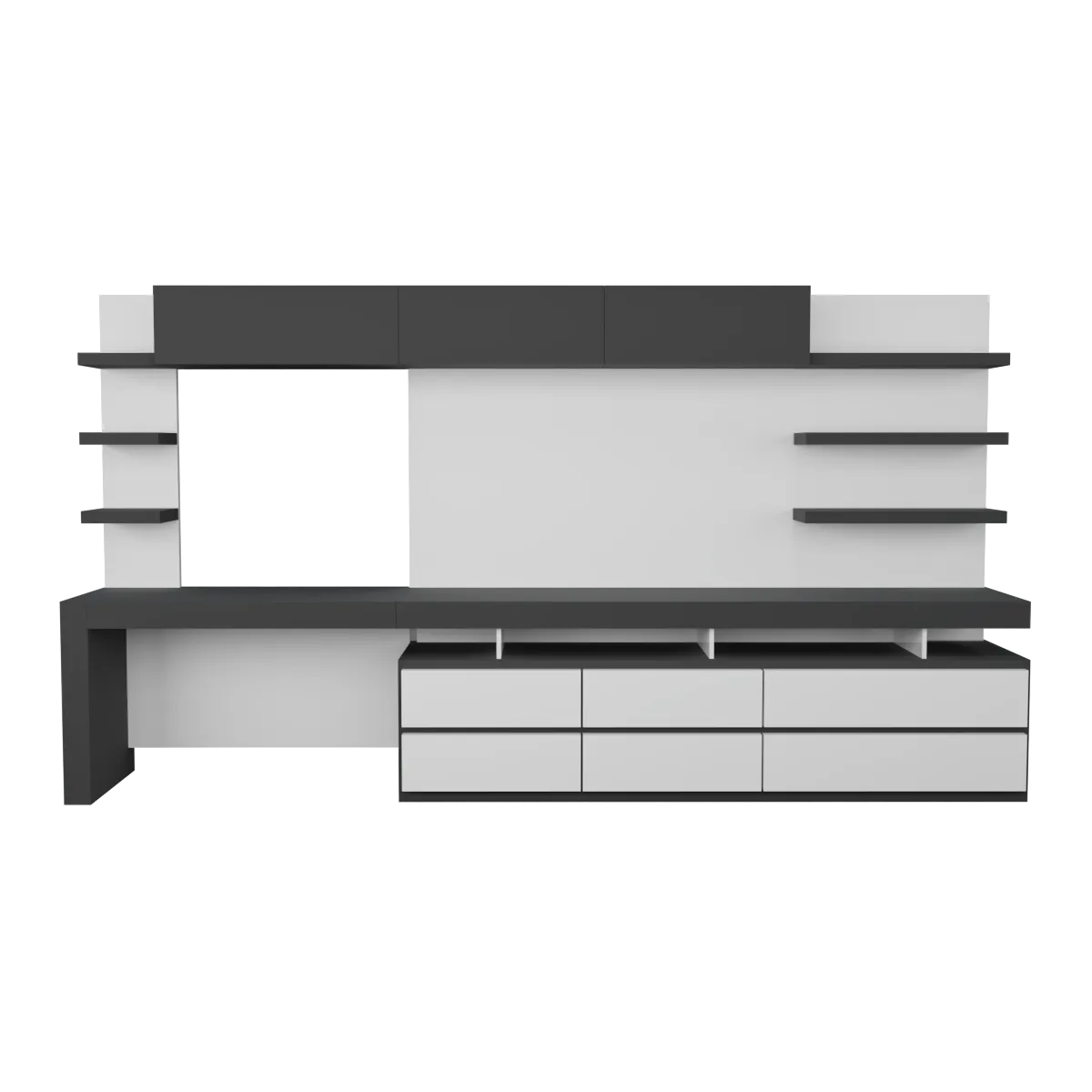 furniture - Rectangular cabinet 3D Model