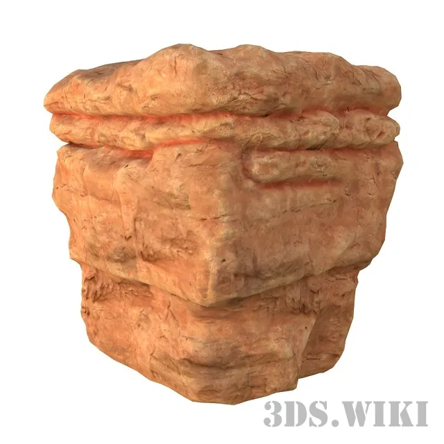 furniture - Red mountain 3D Model