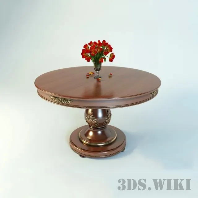 furniture - Reggenza Luxury table 3D Model
