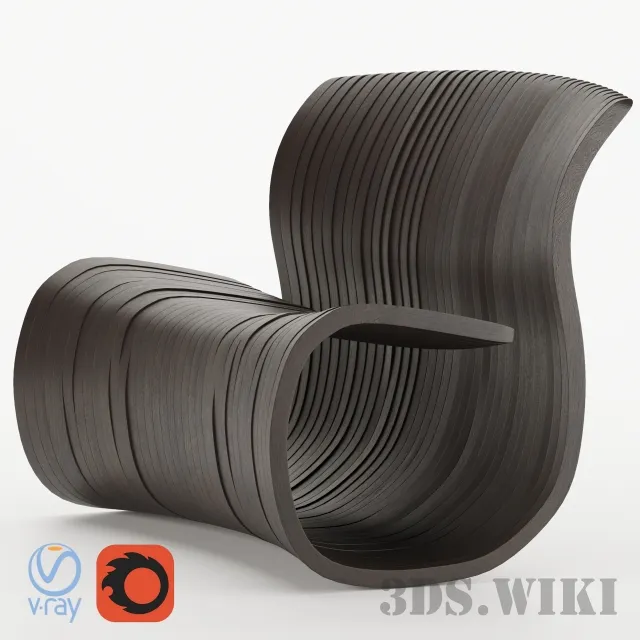 furniture - Riddle WOOD Pietro Estrada 3D Model