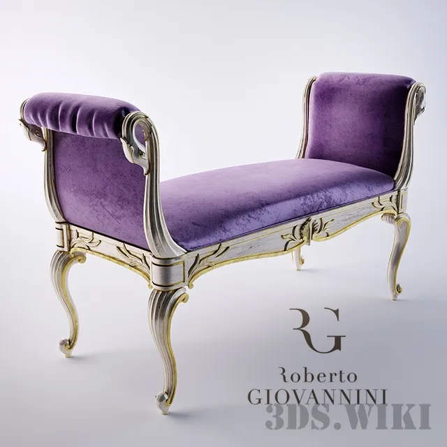 furniture - Roberto Giovannini bench 3D Model