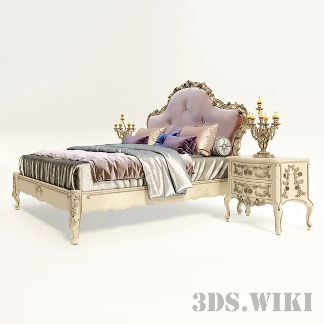 furniture - Roberto Giovannini srl bed 2014 1318 3D Model
