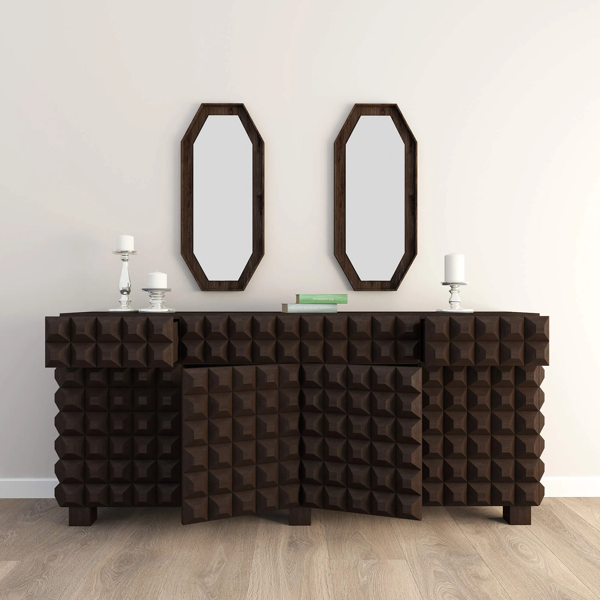 furniture - Roomba Pyramid chest of drawer 12 3D Model