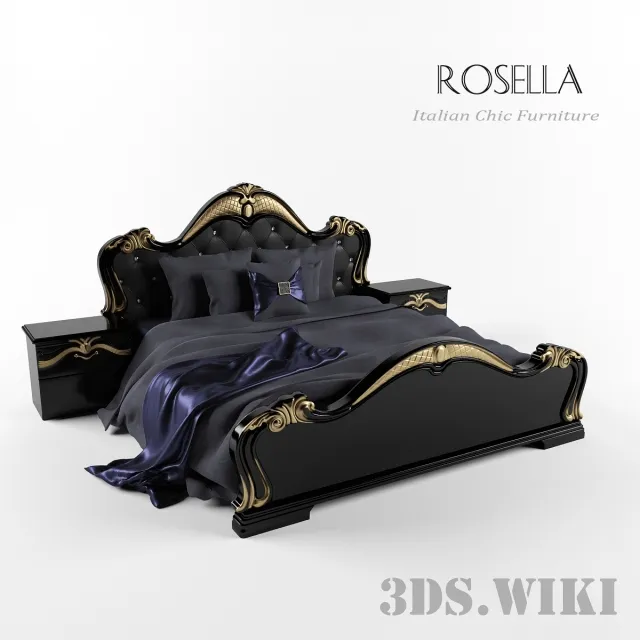 furniture - Rosella bed 3D Model