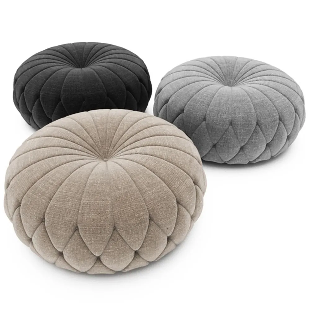 furniture - Round Ottoman/pouf/puff chair 3D Model