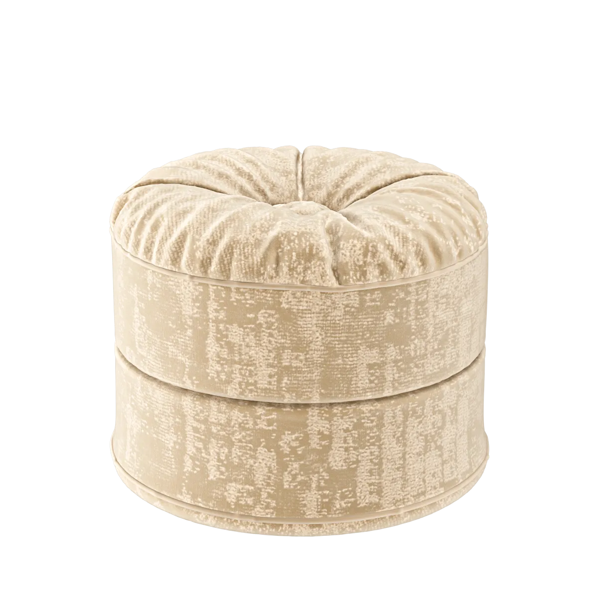 furniture - Round pouf 2 3D Model
