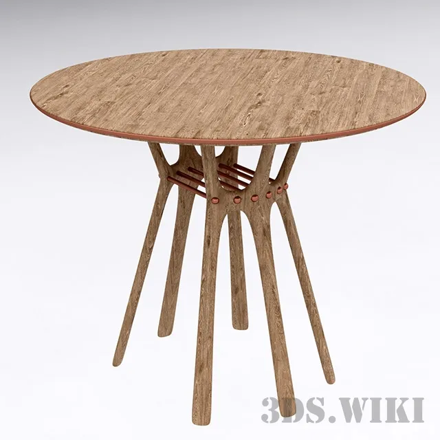 furniture - Round table 3D Model