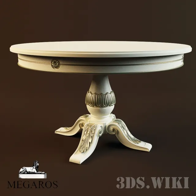 furniture - Round table Megaros DUCA D'ESTE 3D Model