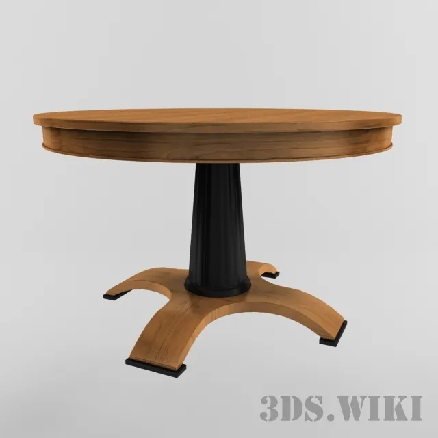 furniture - Round Table Selva 3D Model