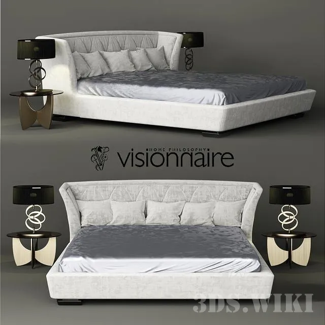 furniture - Roy Ipe Cavalli bed 3D Model