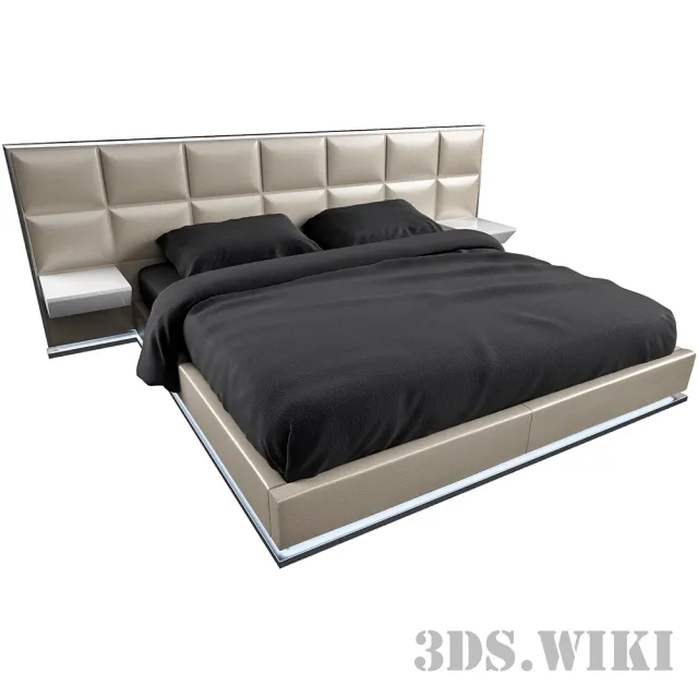 furniture - RUGIANO GEMMA bed 3D Model