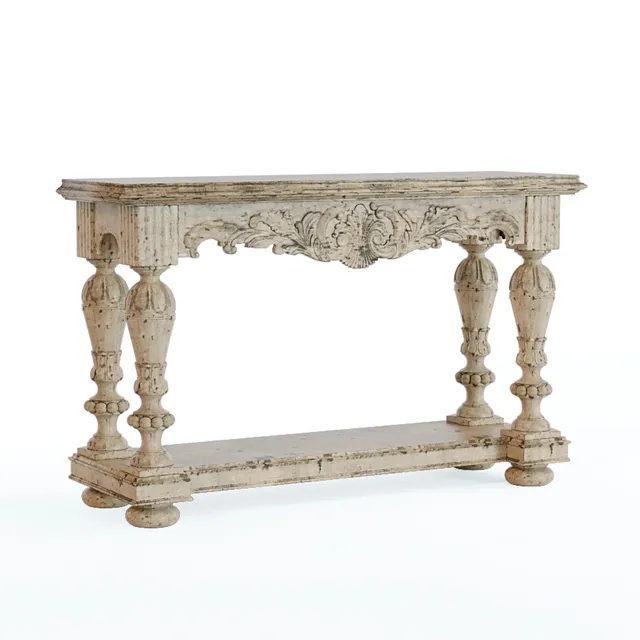 furniture - Sanctuary Console Table 3D Model