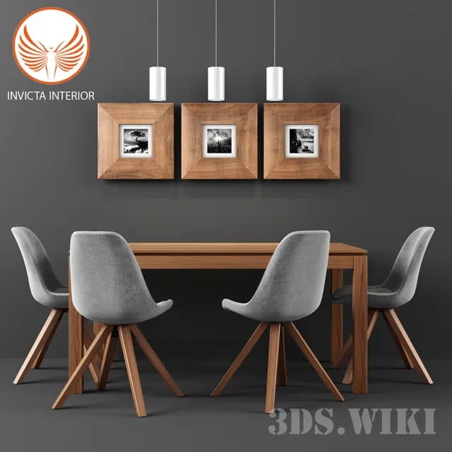 furniture - Scania Table & Chair 3D Model