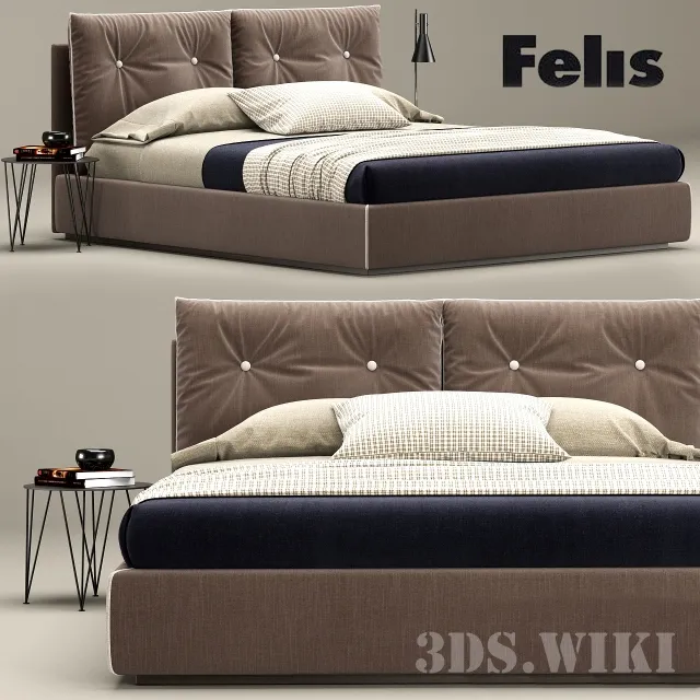furniture - SCOTTY Rimini Company bed 3D Model