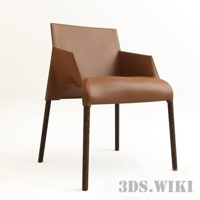 furniture - Seattle chair by Poliform 3D Model