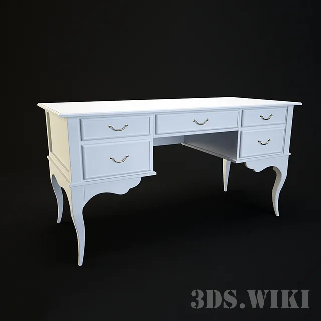 furniture - Selva writing desk 3D Model