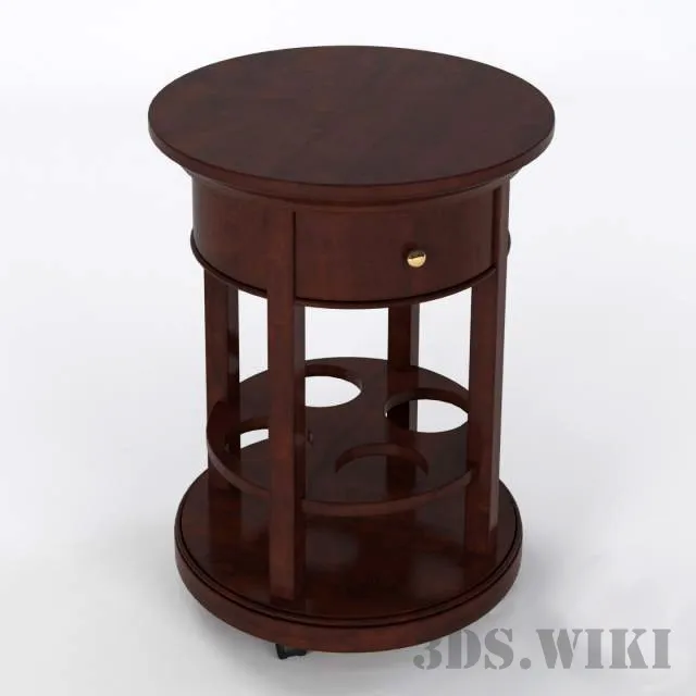 furniture - Serving table Selva E3018 3D Model