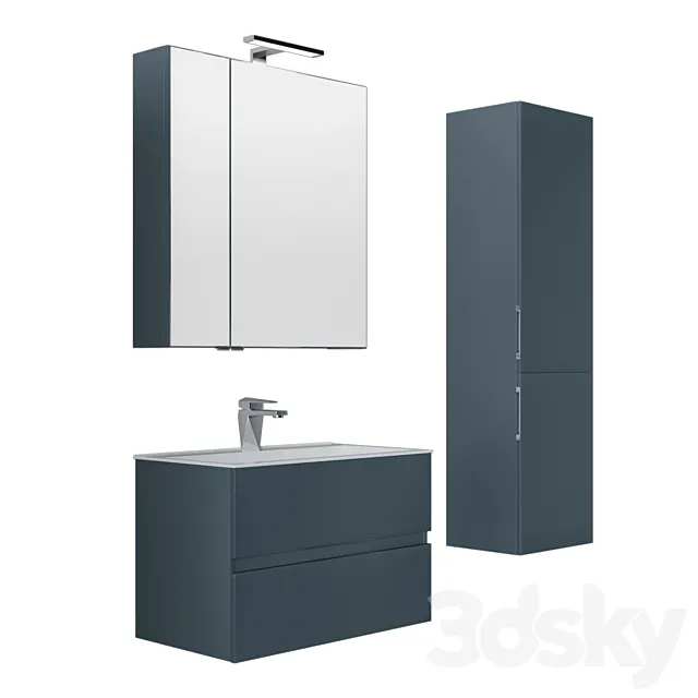 Furniture set Alvita 80 3DModel