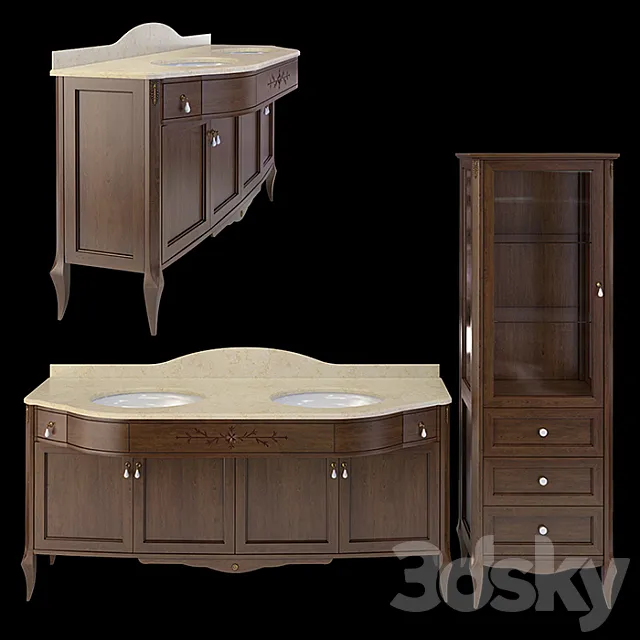 furniture set Epoque Plutone 3D Model
