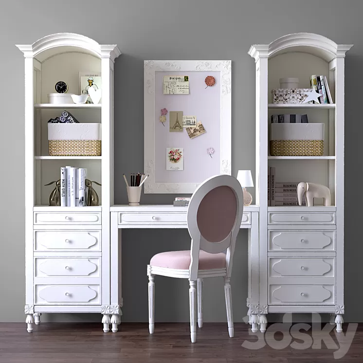 FURNITURE SET FOR BELLINA LEARNING 3D Model