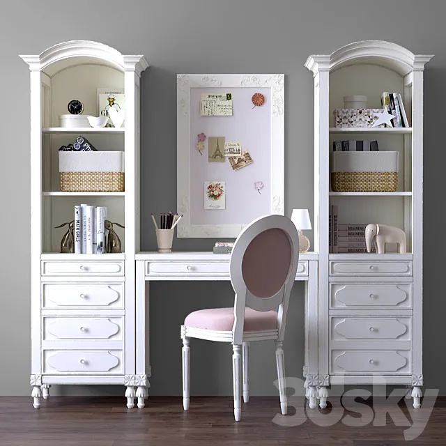 FURNITURE SET FOR BELLINA LEARNING 3DModel