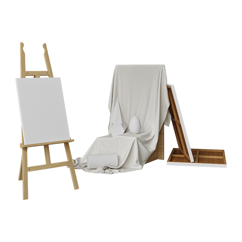 furniture - Set of drawing 45 3D Model