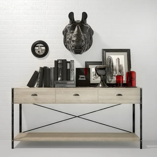 furniture - Set with Rhino 3D Model