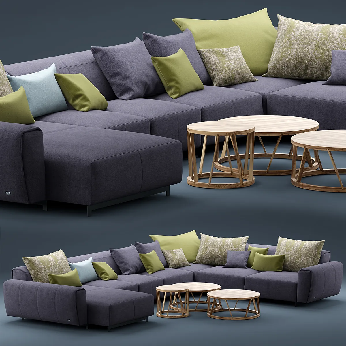 furniture - Seven Sedie sofa 03 3D Model
