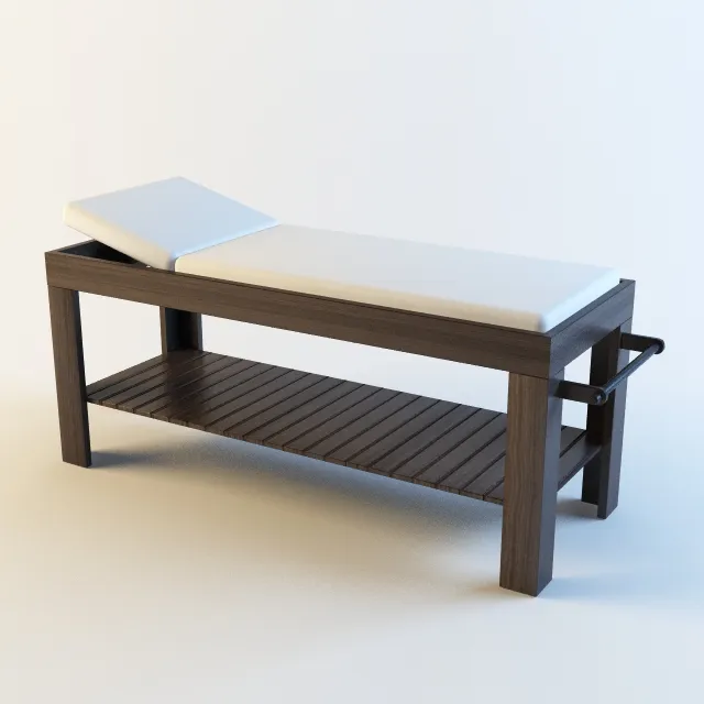furniture - Sheldon bench table 06 3D Model