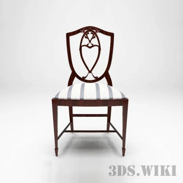 furniture - Shielback dining chair 3D Model