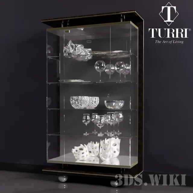 furniture - Showcase Turri 3D Model