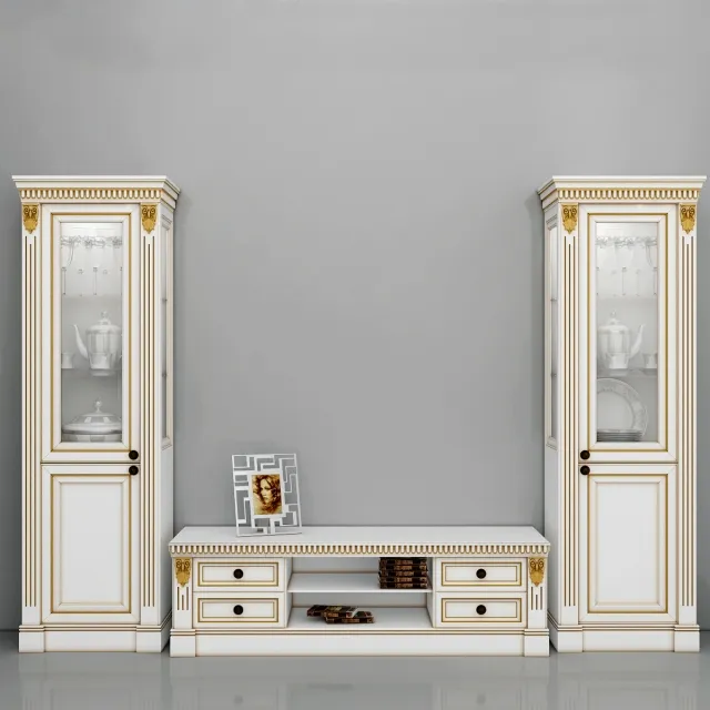 furniture - Sideboard and TV Stand Merx 3D Model