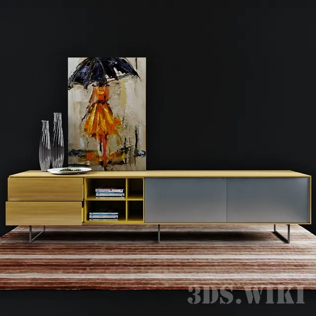 furniture - Sideboard AURA C8-3 by TREKU 3D Model