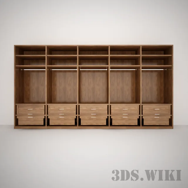 furniture - Sidney SenzaFine wardrobe 3D Model
