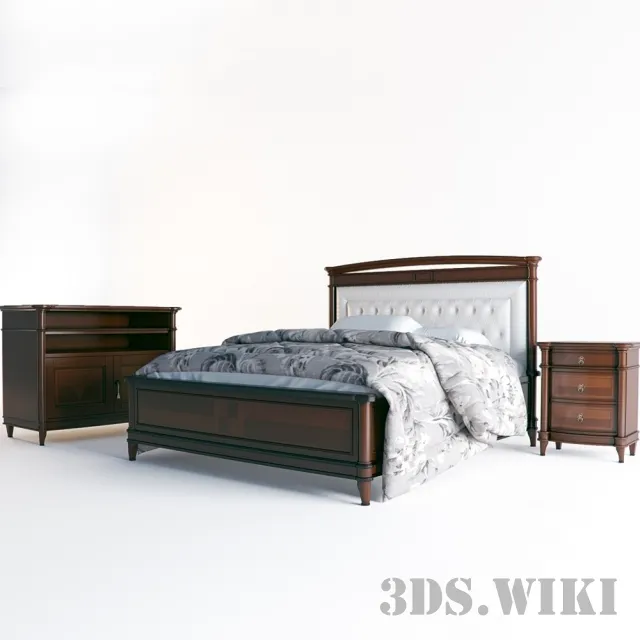 furniture - Signorini & Coco Bedroom Furniture - Carlotta Collection 3D Model