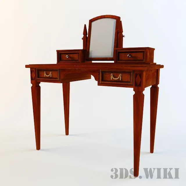 furniture - Silva writing table 3D Model