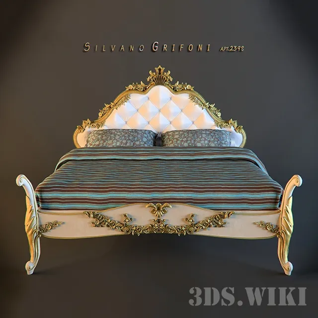 furniture - Silvano Grifoni Art bed. 2398 3D Model
