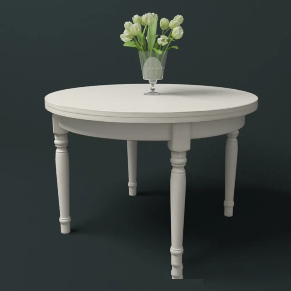 furniture - Simple round table 3D Model