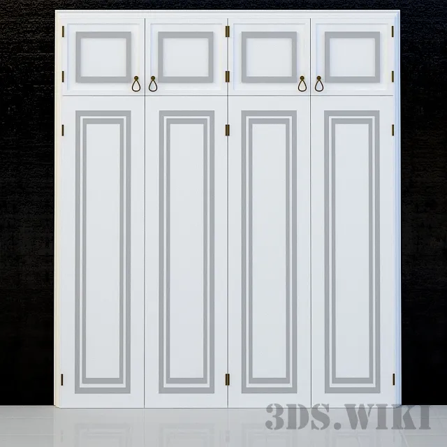 furniture - Simple tall cabinet 3D Model
