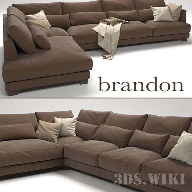 furniture - Sits Brandon sofa 3D Model