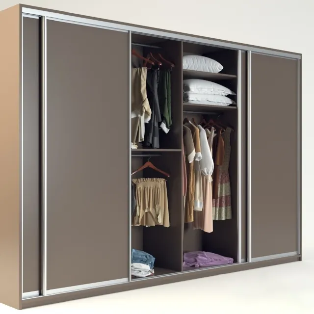 furniture - Sliding wardrobe 01 3D Model