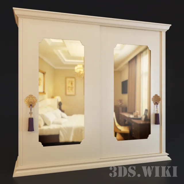 furniture - Sliding wardrobe Mugali Galiano 3D Model