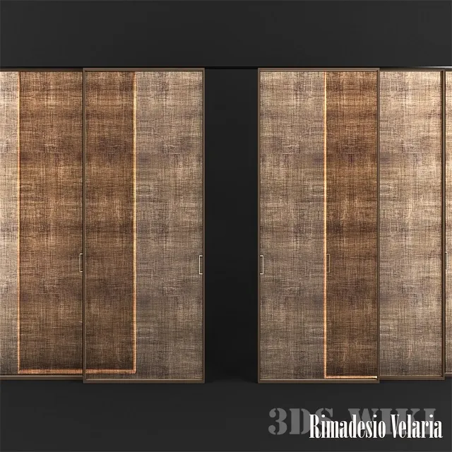 furniture - Sliding wardrobe Rimadesio Velaria 3D Model