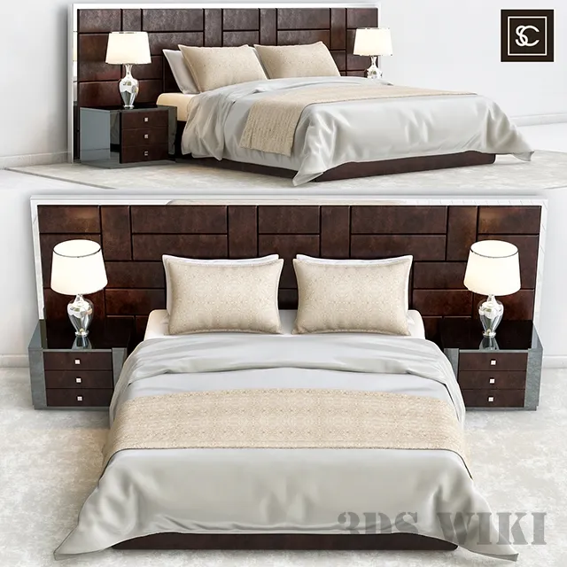 furniture - Sloane Royale bed 3D Model
