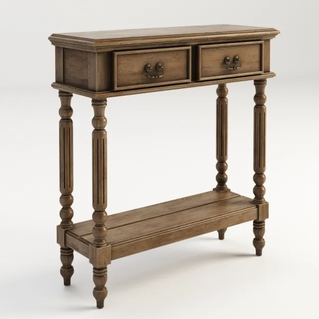 furniture - SMALL CONSOLE TABLE 3D Model