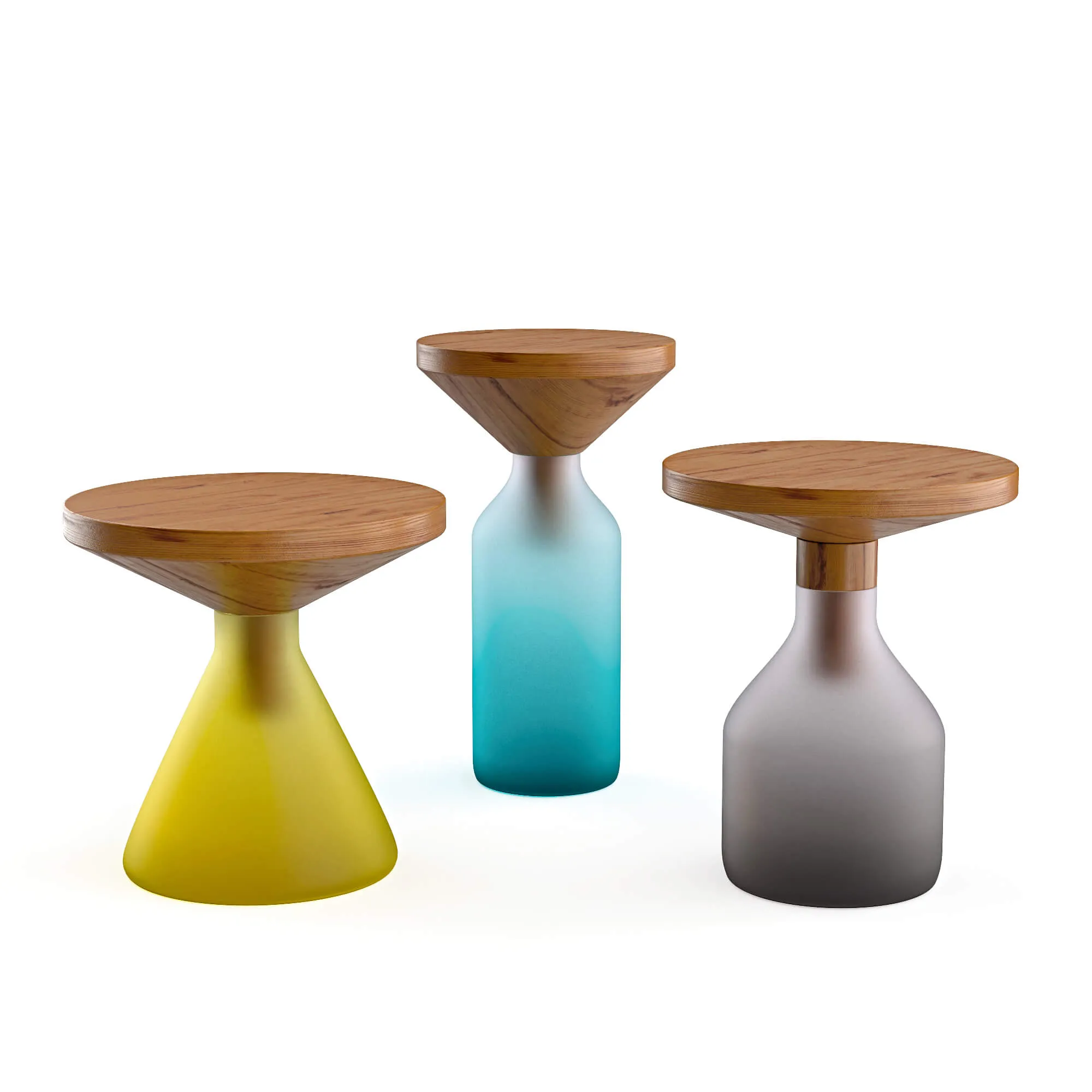 furniture - Small tables set Congruent 04 3D Model